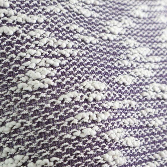 Fabletics Size L Juliette Popcorn Pullover Sweater Purple Cream - Picture 9 of 10